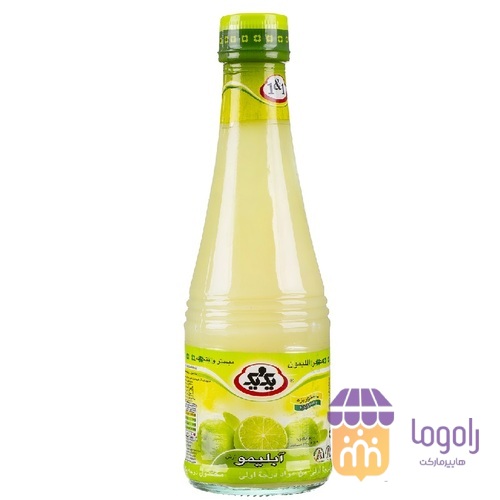 عکس   آبلیمو 330سی سی شیشه (یک و یک)