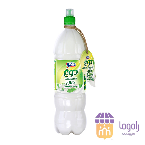عکس  (هراز) دوغ 1.5 لیتری دلال با سبزیجات