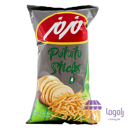 عکس  مزمز خلال چیپس ساده متوسط 97گرمی