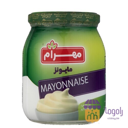 عکس  (مهرام) سس مایونز بزرگ 1400گرمی شیشه 