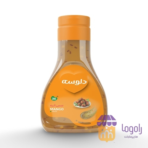 عکس  دلوسه سس اسپایسی انبه پت 280 گرمی